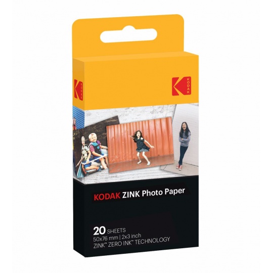 KODAK Zink - fotografický papír 2x3 20-pack, RODZ2X320