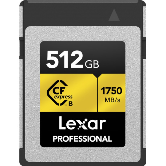 Lexar CFexpress Typ B 512B Pro Gold Serie R1750/W1500