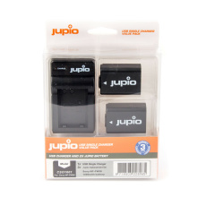 Jupio 2x baterie NP-FW50 pro Sony a USB nabíječka