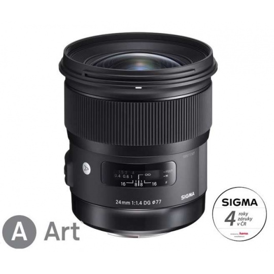 SIGMA 24/1,4 DG HSM ART Canon EF, Nákupní bonus 1200 Kč