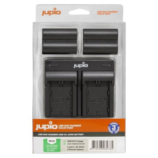 Jupio 2x baterie NP-W235 pro Fujifilm a duální USB nabíječka Jupio 2x baterie NP-W235 pro Fujifilm a duální USB nabíječka
