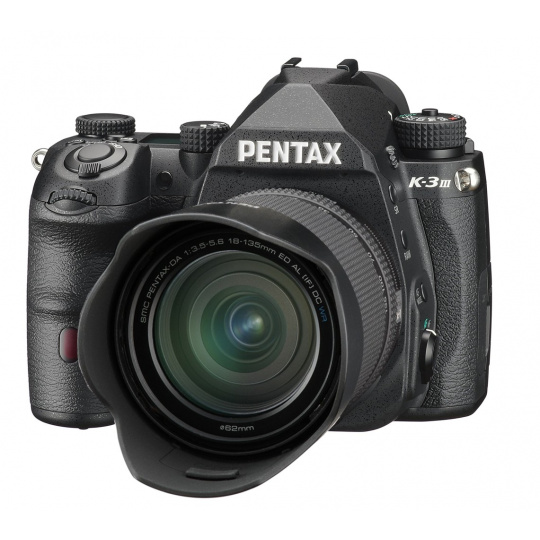 Pentax K-3 III + DA 18-135mm WR černý + Dalekohled Pentax UP 10x21