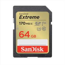 SanDisk Extreme SDXC 64GB 170 MB/s UHS-I SanDisk Extreme SDXC 64GB 170 MB/s UHS-I