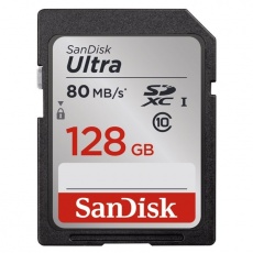 Sandisk Ultra SDXC 128 GB 80 MB/s Class 10 UHS-I Sandisk Ultra SDXC 128 GB 80 MB/s Class 10 UHS-I