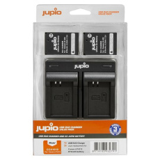 Jupio 2x baterie LP-E12 pro Canon a duální USB nabíječka