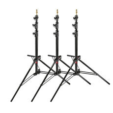 Manfrotto 1005BAC-3 3-Pack Photo Ranker Stand, Air Cushioned