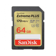 SanDisk Extreme Plus SD 64GB 170 MB/s UHS-I
